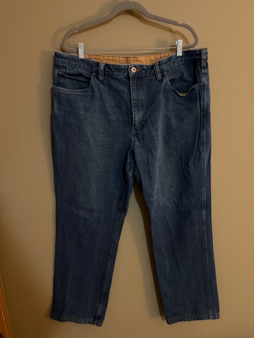 Duluth Trading Co Relaxed Indigo Jeans - Dark Blue